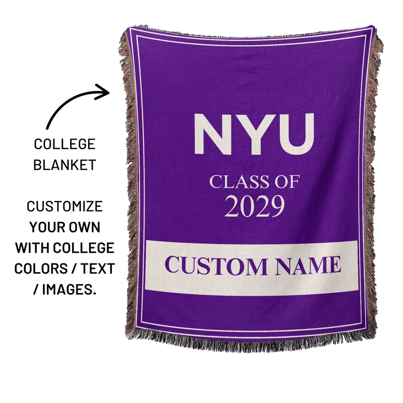 Custom College Blanket