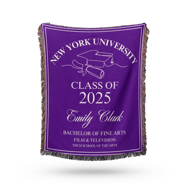 Custom Graduation Blanket